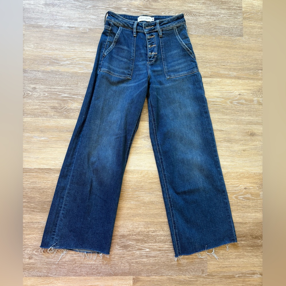 Carly Jean Los Angeles Blue Straight Leg Jeans